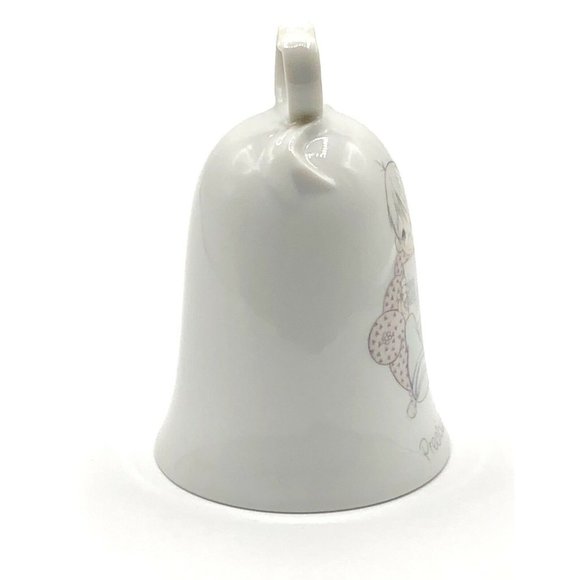 Precious Moments 1985 Porcelain Bell Precious Memories of Our Wedding 4.25"H - Picture 4 of 9